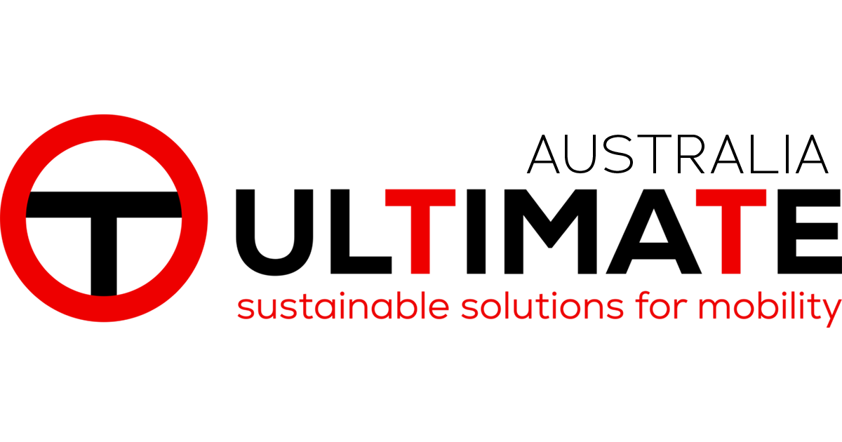 a red and black logo